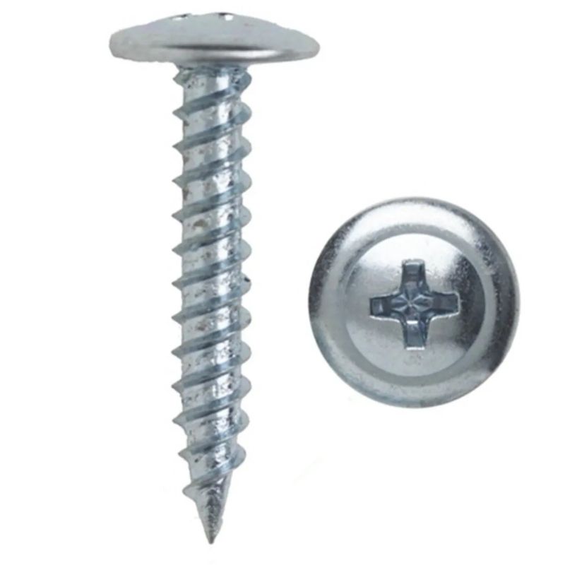 TORNILLO LENTEJA  PUNTA FINA ZINCADO (100U)