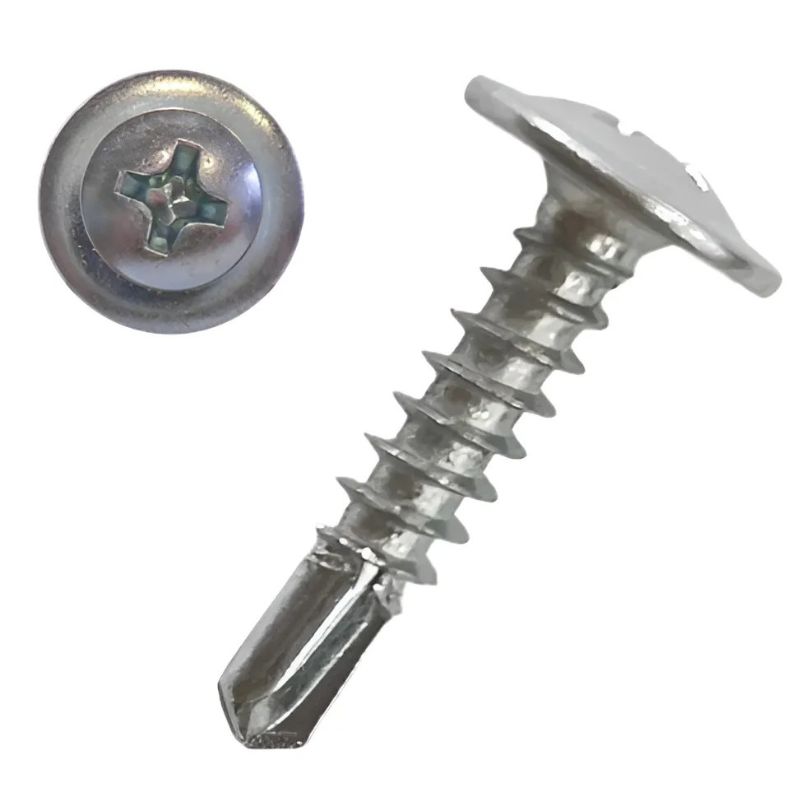 TORNILLO LENTEJA PUNTA BROCA ZINCADO (100U)