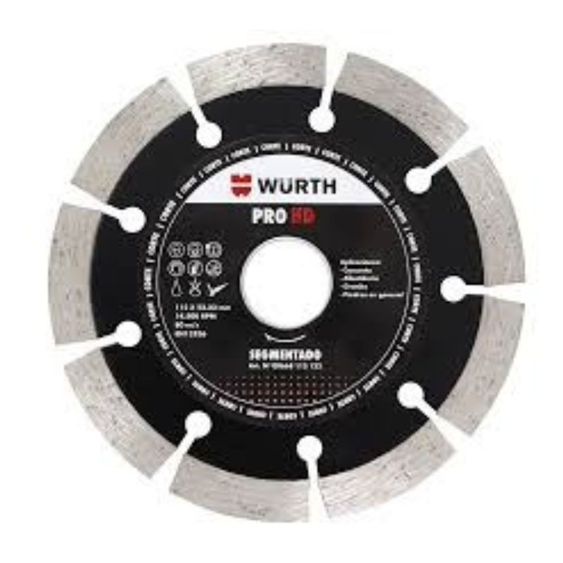DISCO SEGMENTADO PARA GRANITO WURTH (NEGRO)