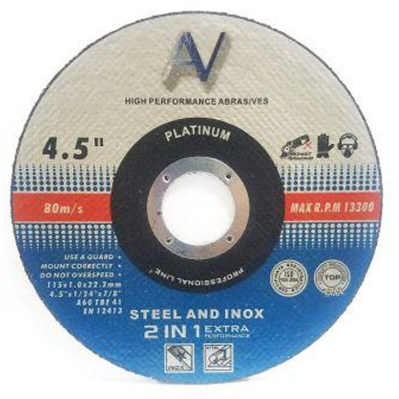 DISCO DESBASTE METAL 4 ½ 6,4mm